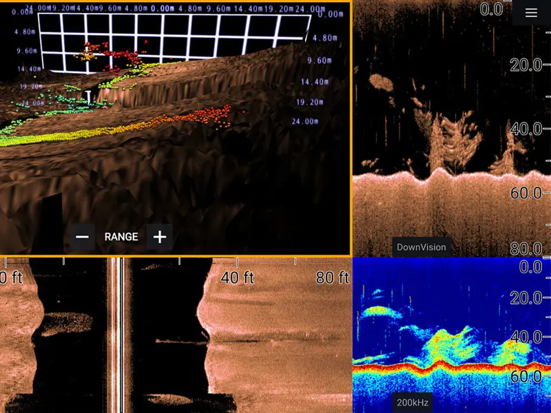 Raymarine axiom 9 pro-RVX multi-function navigation system with 1kW sonar DV SV realvision 3D | Спорт и развлечения