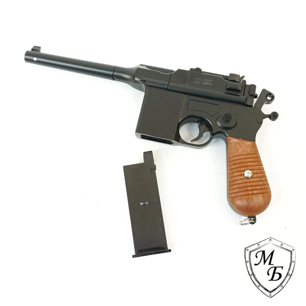 Пистолет пневматический Stalker SA96M Spring (Mauser C96) страйкбольный |