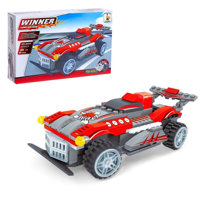 Конструктор Супертачка с радиоуправляемым механизмом 185 деталей к|Блочные