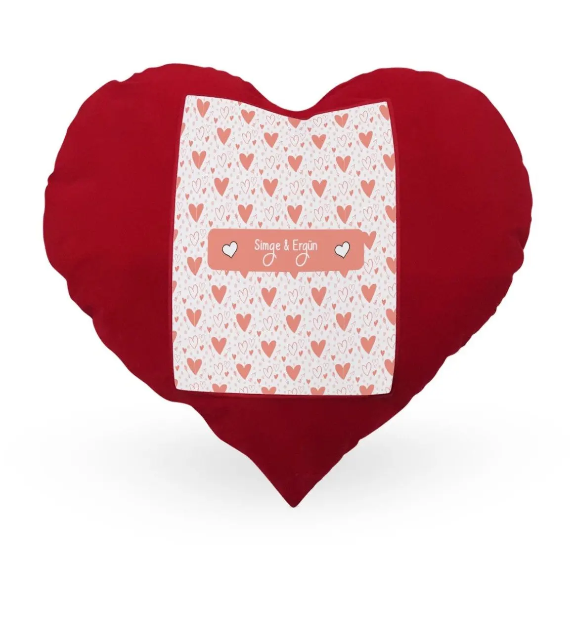 

Персонализированные день Святого Валентина тематическая Подушка с красным сердцем чехол-42