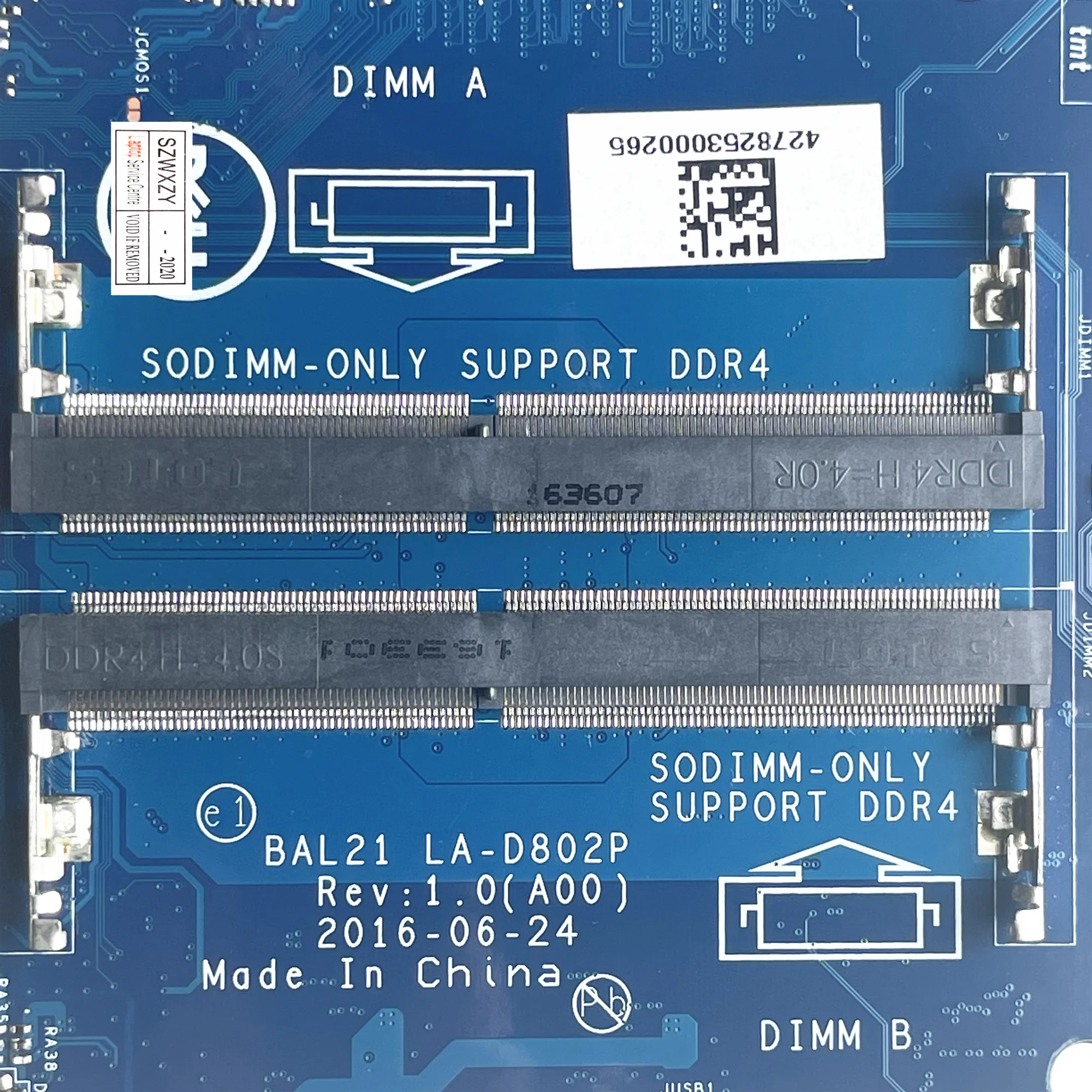 Материнская плата LSC для ноутбука DELL 15 5567 5767 восстановленная стандартная