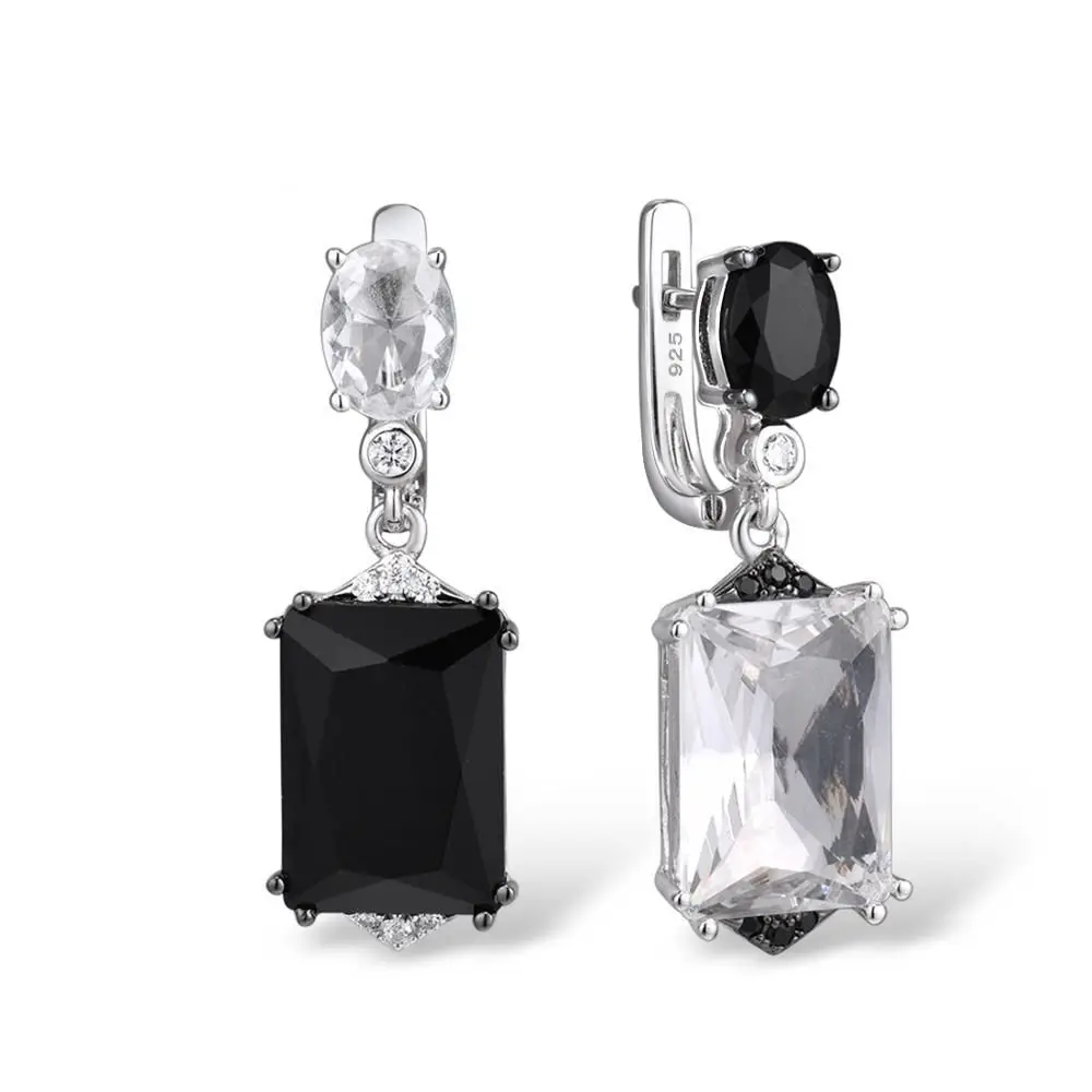 

The Classic Black and White Earrings