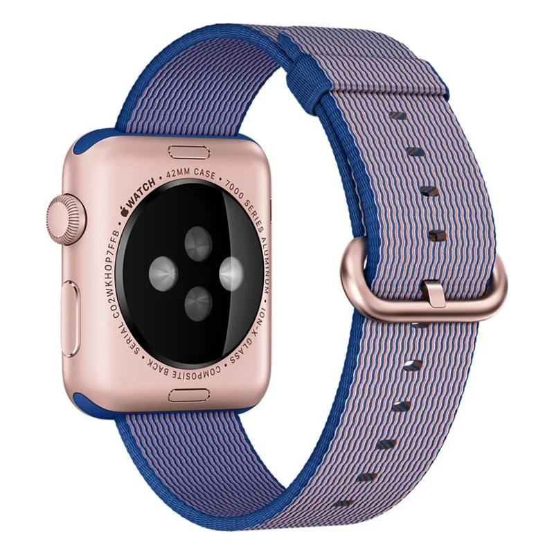 Ремешок для Apple watch 42mm Woven Nylon синий|Ремешки часов| |