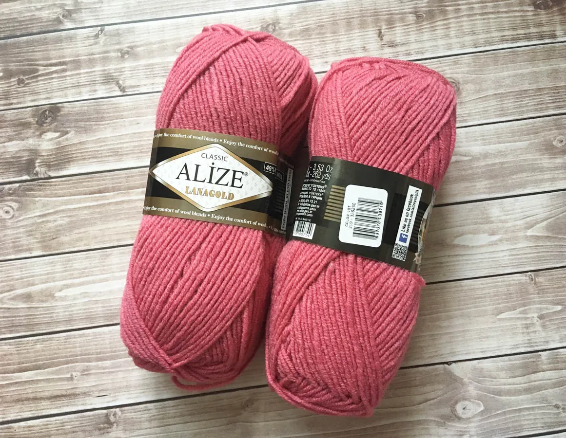 Пряжа Alize Lanagold Ализе Ланаголд пряжа для вязания полушерсть 1 МОТОК | Дом и сад