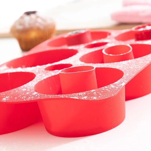 Вкусная американская силиконовая форма для заполненных кексов|Формы вафель| |