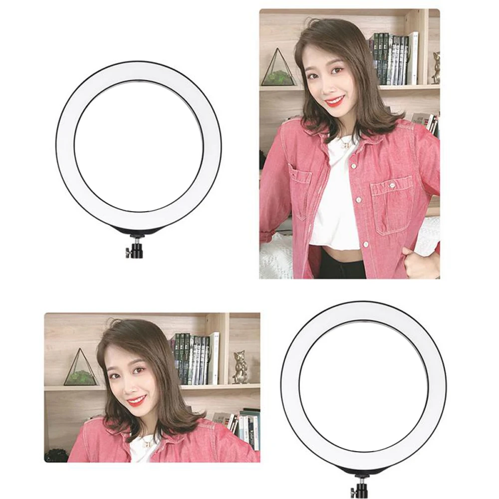 Кольцевой светодиодный светильник профессиональный Трипод с регулируемой