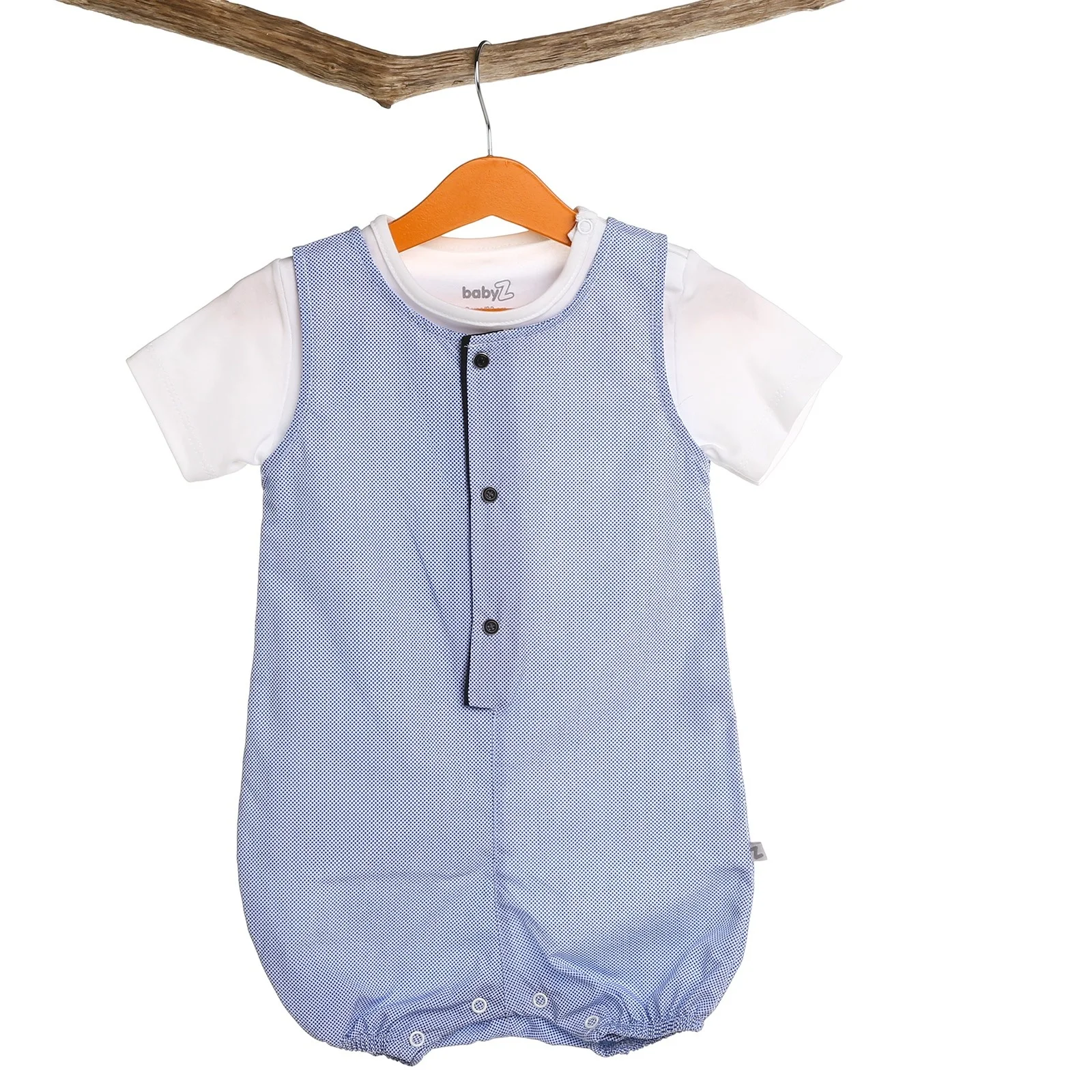 Ebebek BabyZ/комбинезон для маленьких девочек с пуговицами и детальным воротником