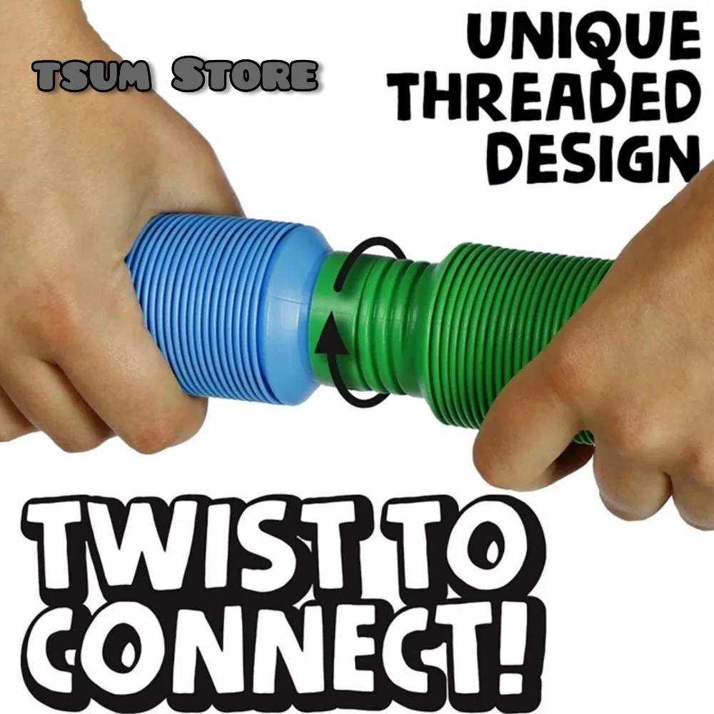 Tubes antistress medium 6 pieces 20 cm for adults and children pop tube pipe tubes popsocket toy | Игрушки и хобби