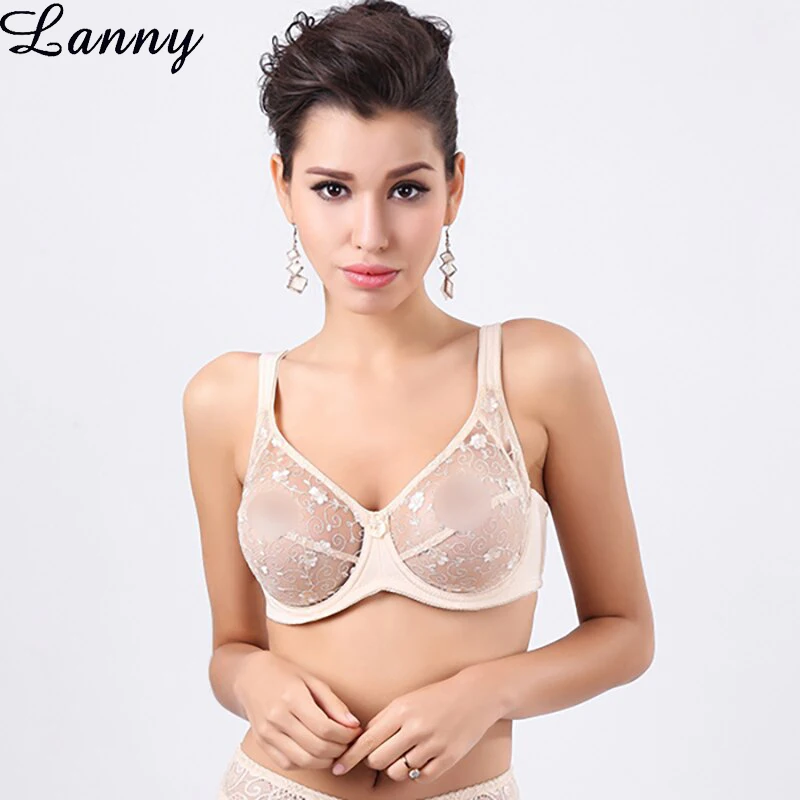 Нижнее бельё сексуальный бюстгальтер для женщин сетка кружевной прозрачный на