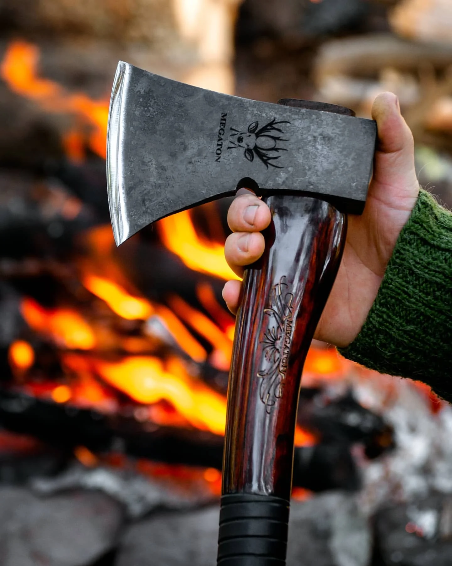 Billig Megaton Axt Fenix 41 Cm Bushcraft-Camp Axt (Handarbeit)