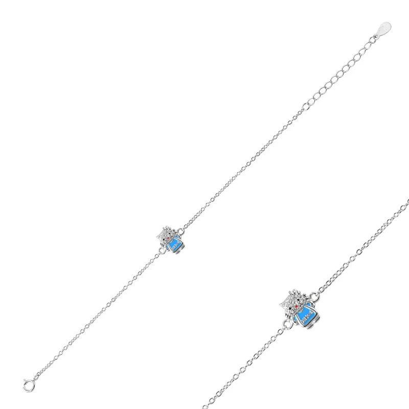 

Silver 925 Sterling Zircon Gemstone Cabochons Child Of Wristbands