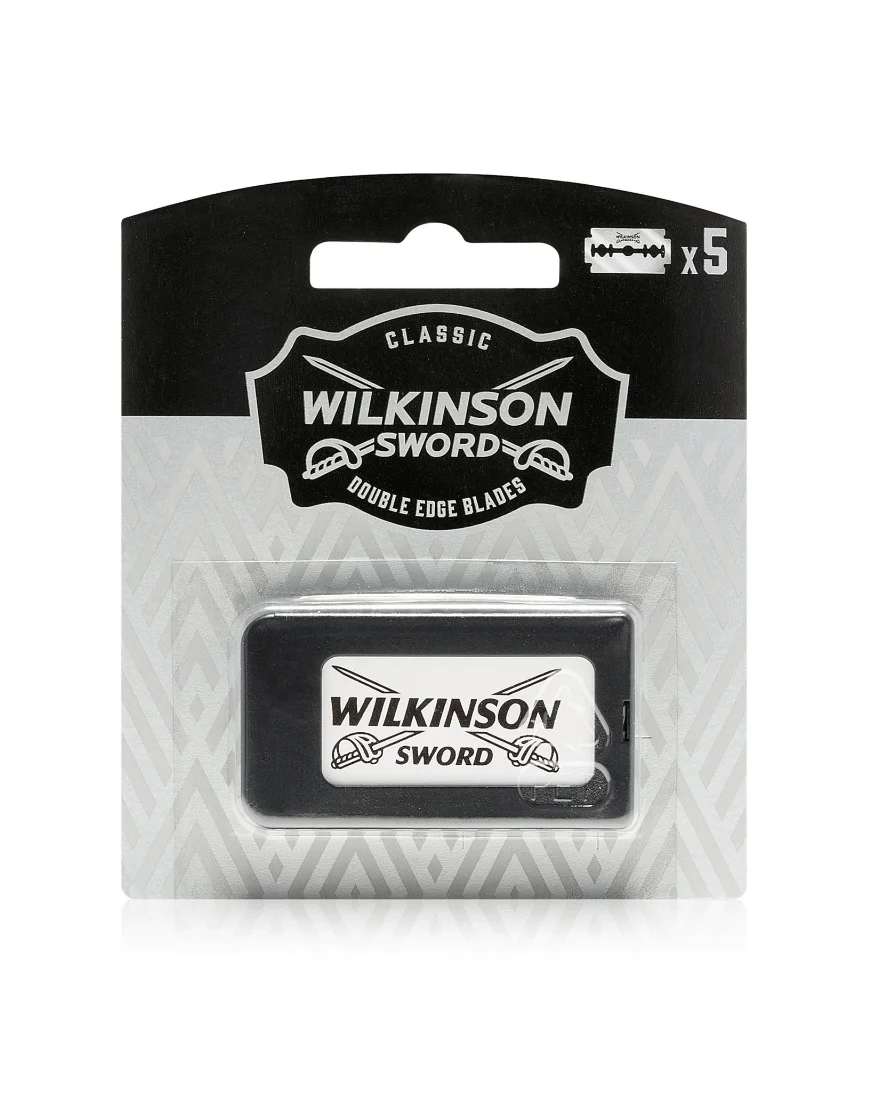 Wilkinson Sword Лезвия &quotClassic&quot Premium классические для Т-образного станка 5 шт | Красота и