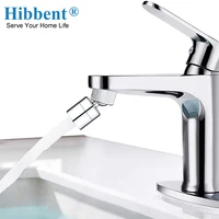 hibbent dual function kitchen sink faucet aerator 360 swivel big angle rotate water saving tap aerator diffuser faucet sprayer