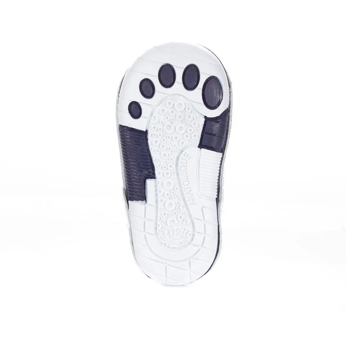 

MyWondry Real Leather Grey M Boy Baby Anatomical First Step Shoes