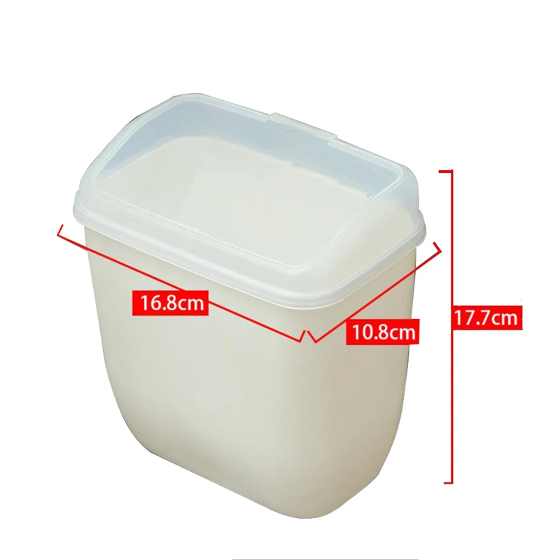 

Wall-mounted Trash Can Mini Waste Bin with Lid for Kitchen Hanging Sticker Style Home Dustbin Detachable Toilet Rubbish Bin