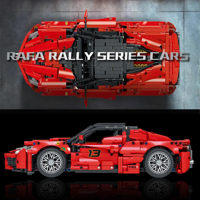 Высокотехнологичный супер гоночный автомобиль красный железо LaFerraried модель