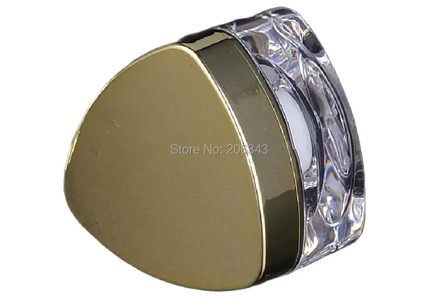 10 г акриловая треугольная форма искусственная банка для крема