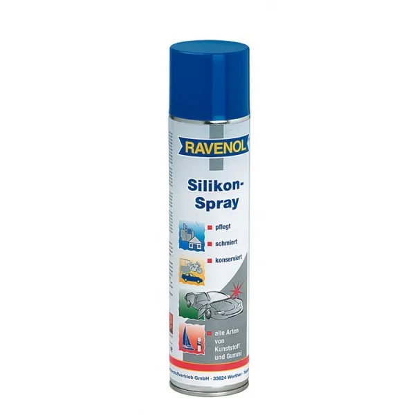 Силиконовый очиститель смазка RAVENOL Silikon-Spray (0 4л) арт. | Автомобили и мотоциклы