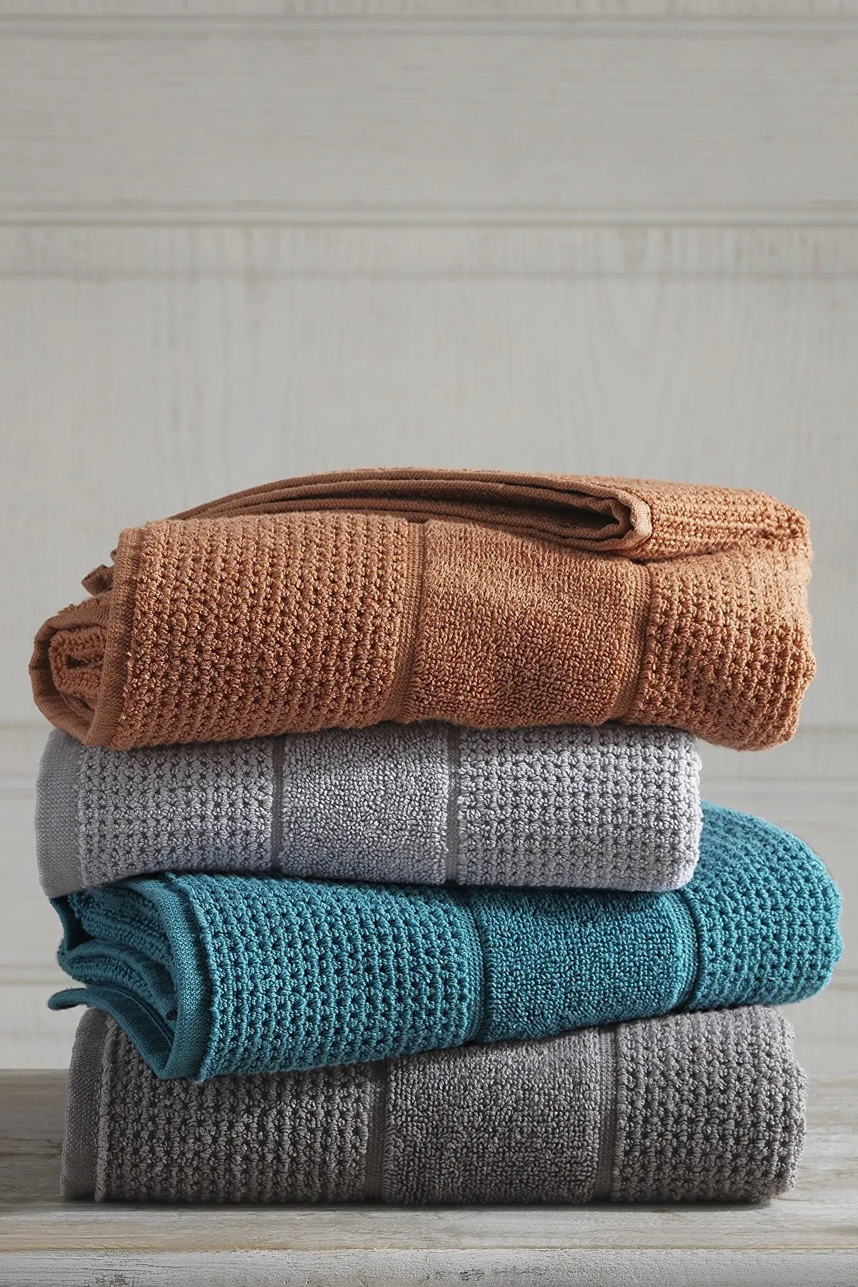 Set Turkish 100% Cotton, High Quality, Super Absorbent, Soft, Luxury, Non-fading, Brown, Gray, Blue