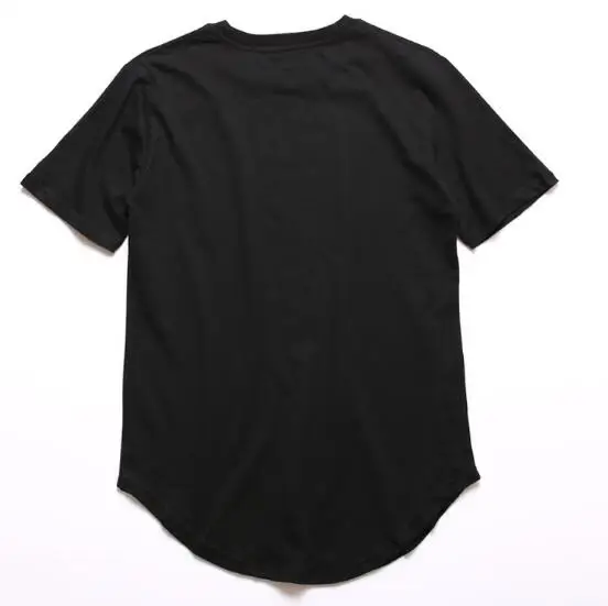 Длинная низкая футболка в стиле хип-хоп 2020 модный мужской топ Весенняя мужская