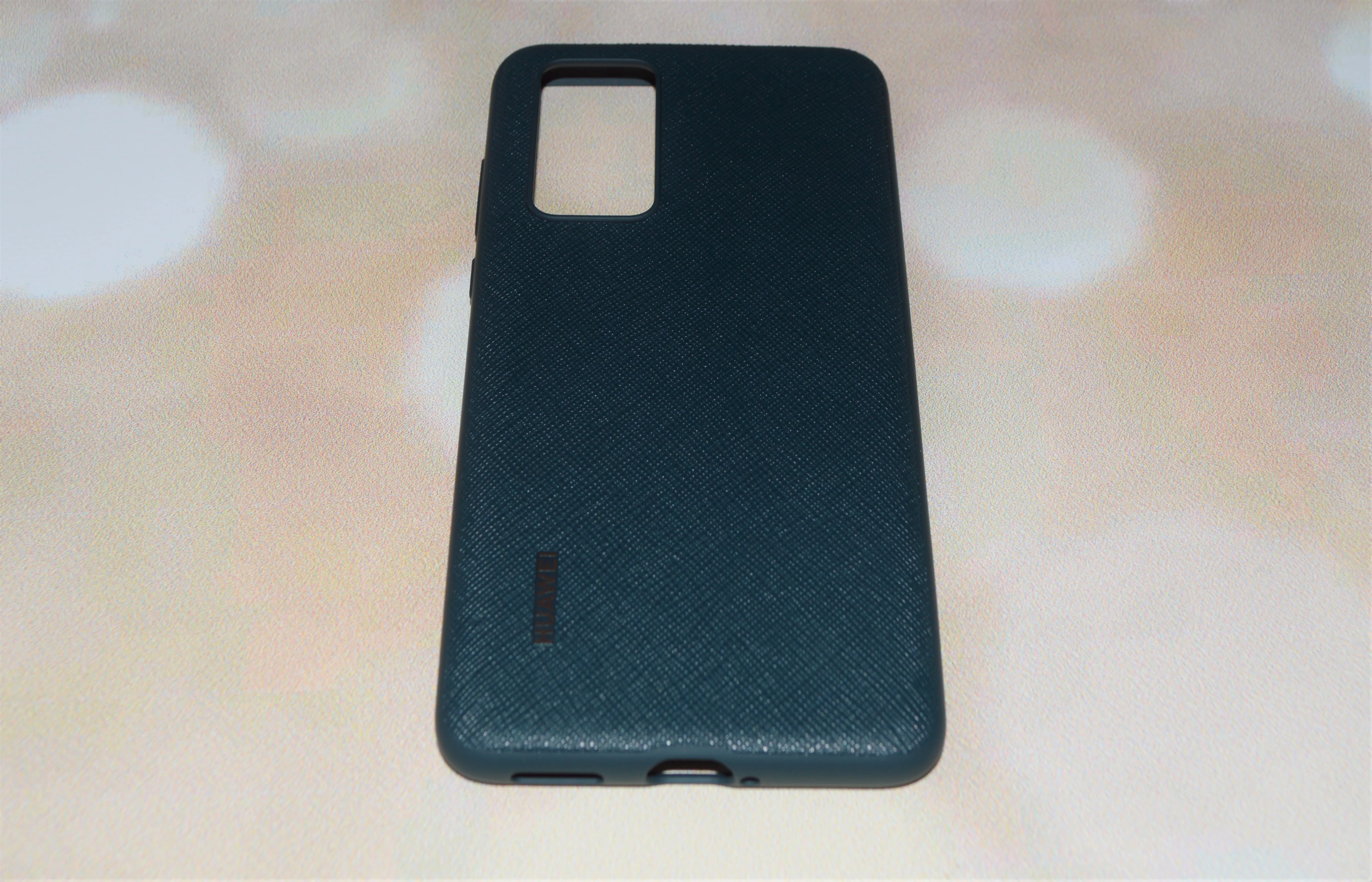 Оригинальный чехол накладка Huawei хуавей P40 зеленый черный синий original case PU\silicone |