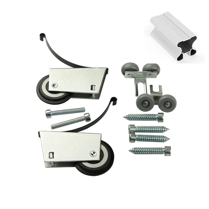 Мебельная фурнитура ролики для шкафов купе комплект 3х дверей | Строительство и