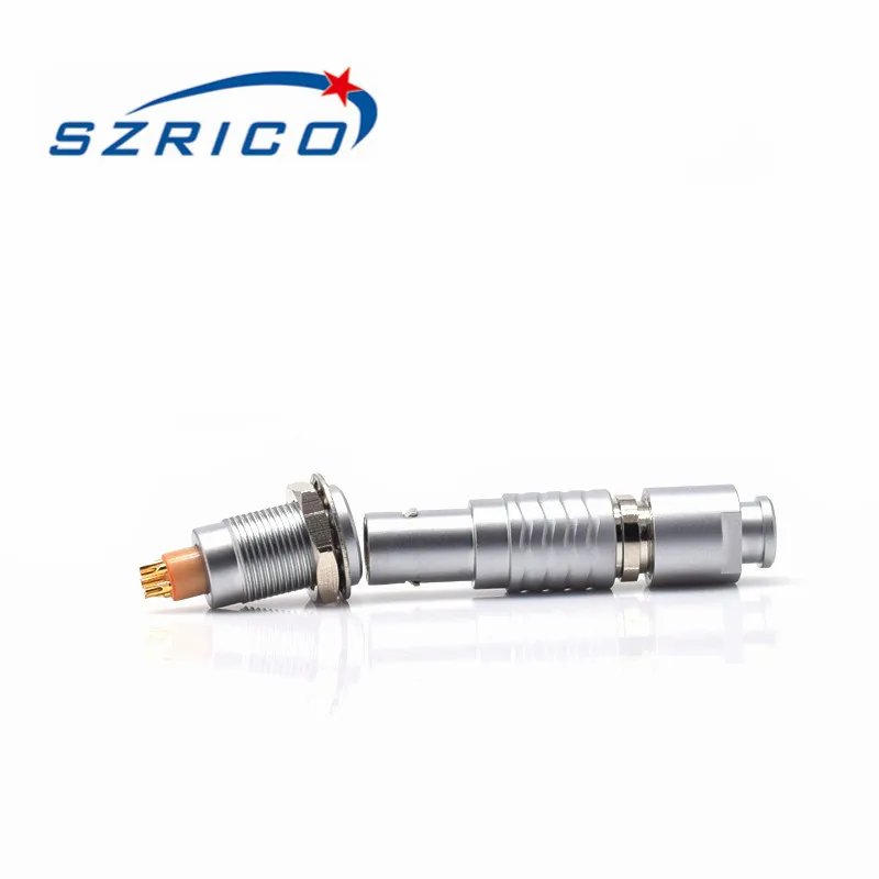 

00B 0B 1B 2B 3B FGG EGG B Series Multi Pin Male Female Electrical Socket Plug Circular Metal Self Lock Push Pull Connector