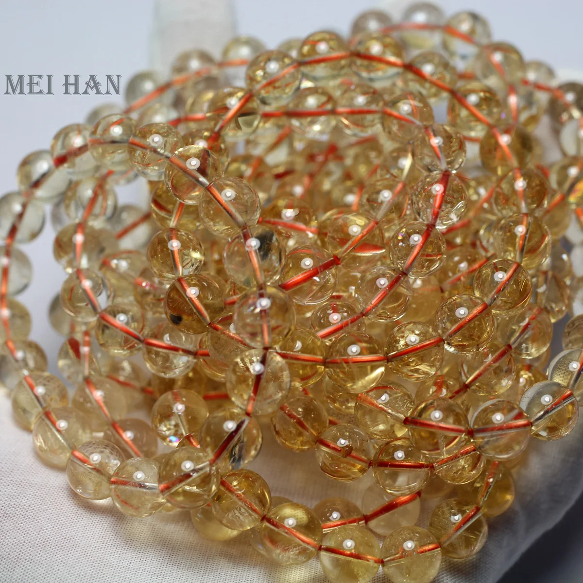 

Натуральный кварцевый камень meсоответствия круглый цитрин, свободный браслет с бусинами, для изготовления ювелирных изделий, подарок