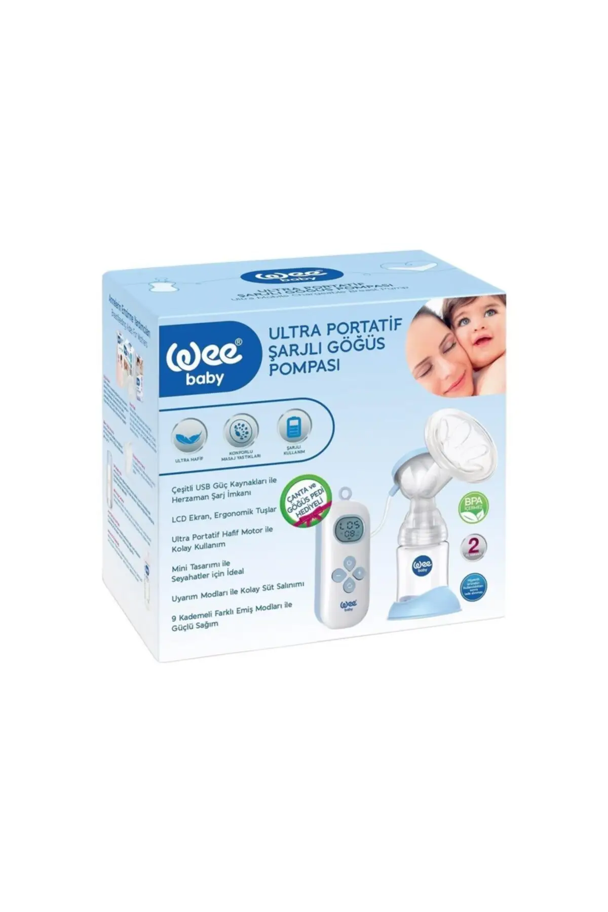

Wee Baby Ultra Portable Chargeable Single Breast Pump