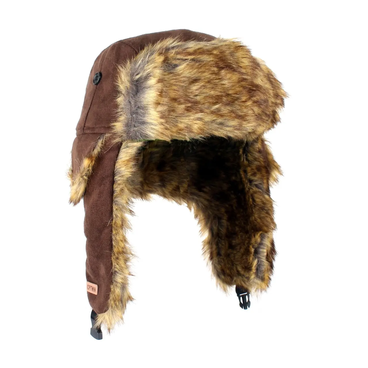 Black Khaki Brown Pilot Bomber Snow Winter Fur Thick Warm Hat / Beanie For Women Men