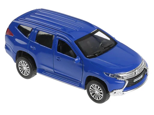 Металлическая Машина "Mitsubishi Pajero Sport" с открывающимися дверями, инерционная, коллекционная модель на 12 см от Technopark.