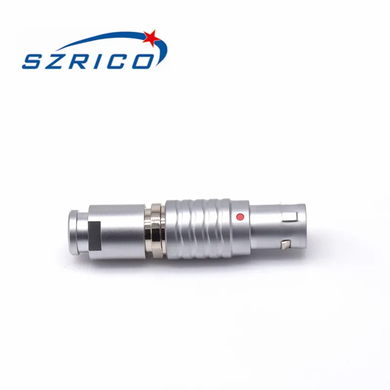 Hot Sale 1B FGG 304 CLA M12 Back Nut Metal Copper Circular Straight Plug Push Pull Connector | Обустройство дома