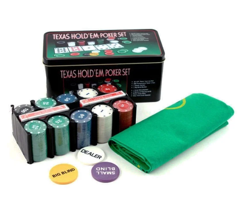 Набор покера Partida на 200 фишек в жестяной коробке|Настольные игры| |