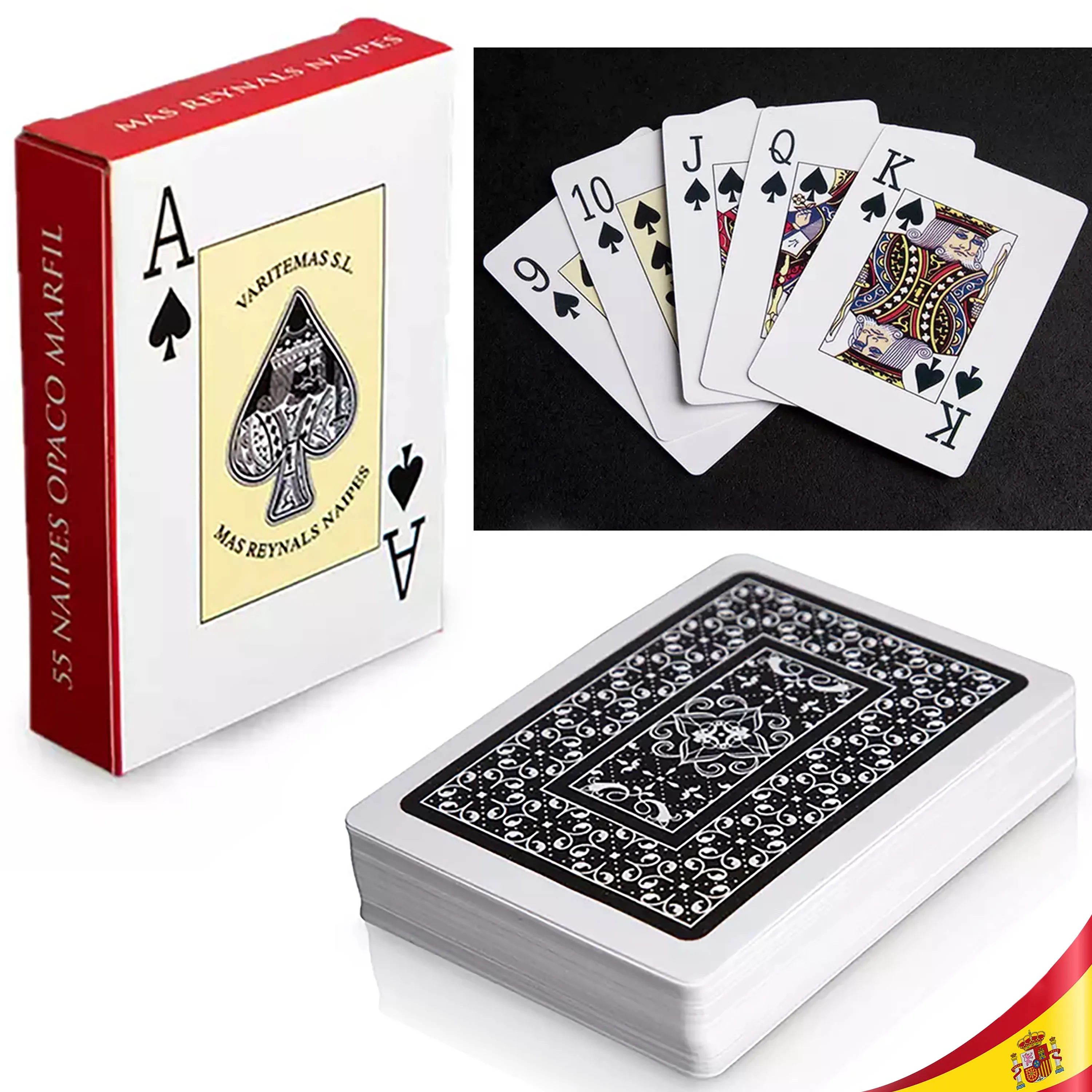 Колода покерных карт 55. Оригинальная коллекция подарочных открыток настольная