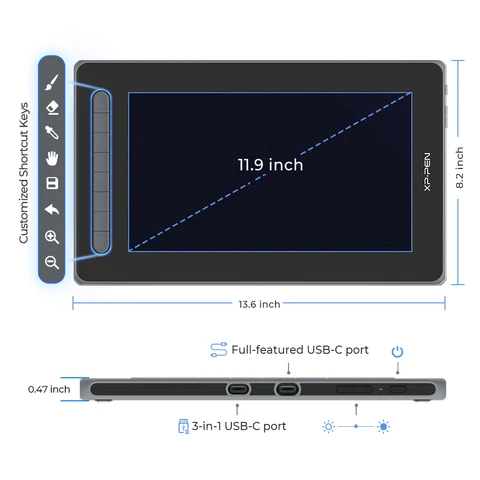Цифровой планшет XPPen Artist 12 2nd Gen