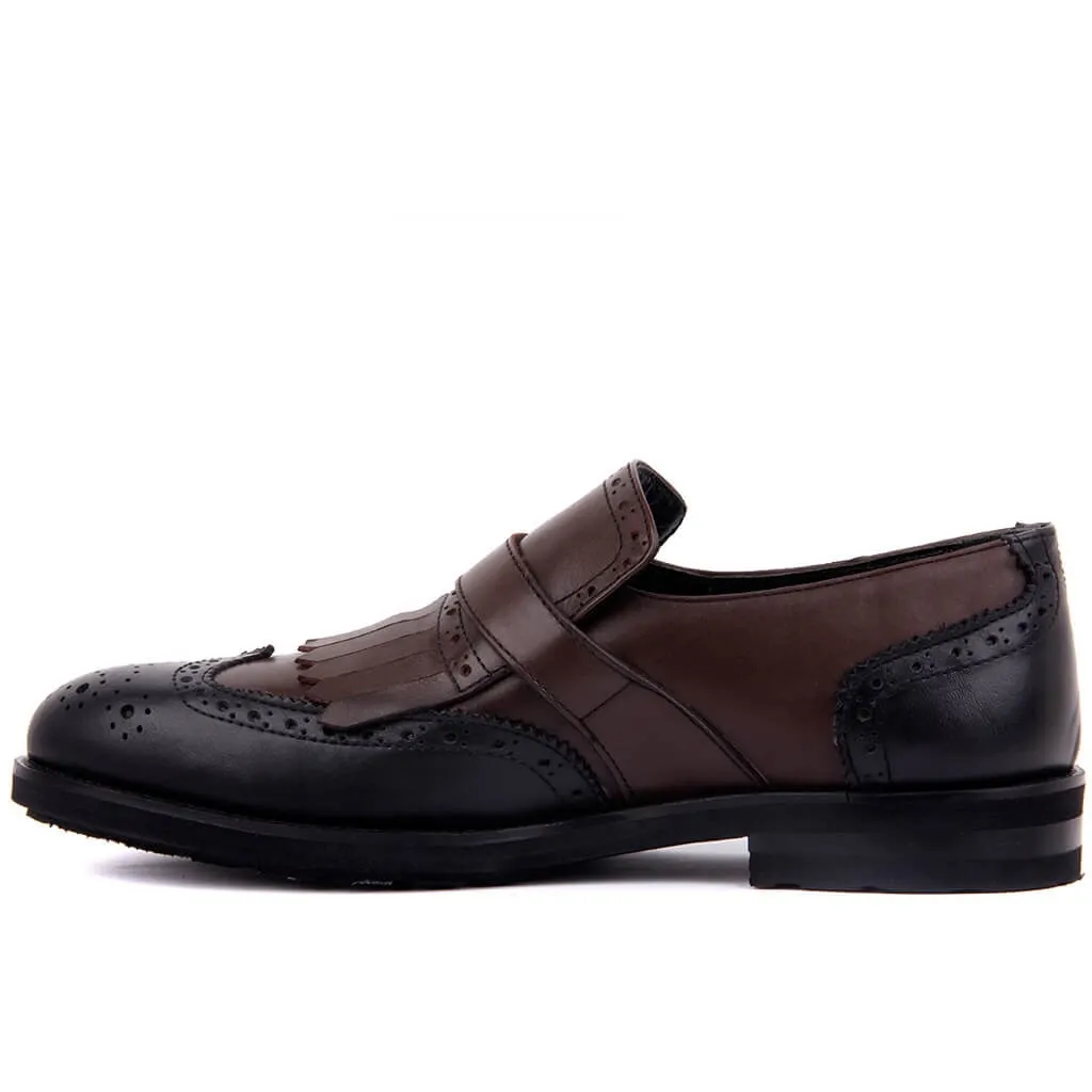 Мужская повседневная обувь из черной и коричневой кожи Sail-Lakers | Обувь