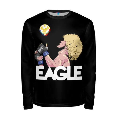 Мужской лонгслив 3D Хабиб для мужчин спорта и отдыха путешествий Спортивный стиль