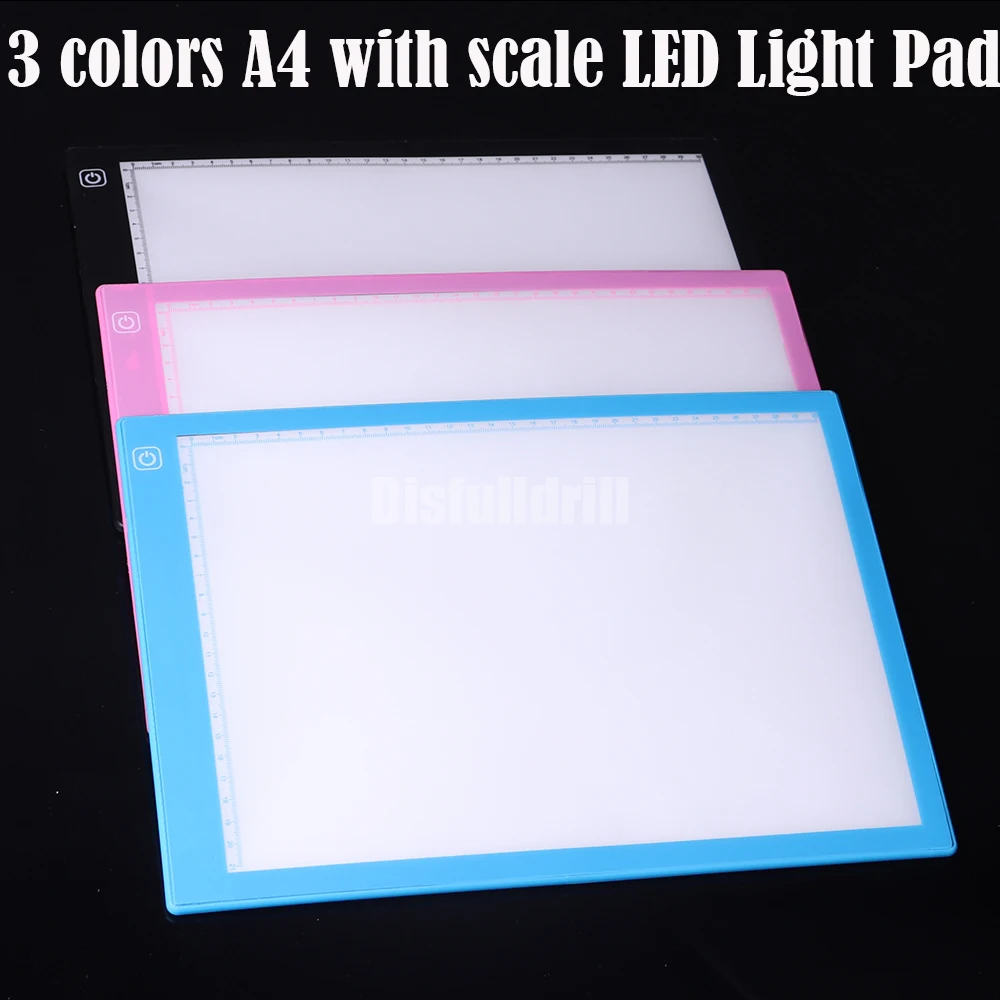 

Со шкалой A4 светодиодная подсветильник ка для алмазной живописи искусство Трассировка лайтбокс копия цифровые планшеты живопись письменн...