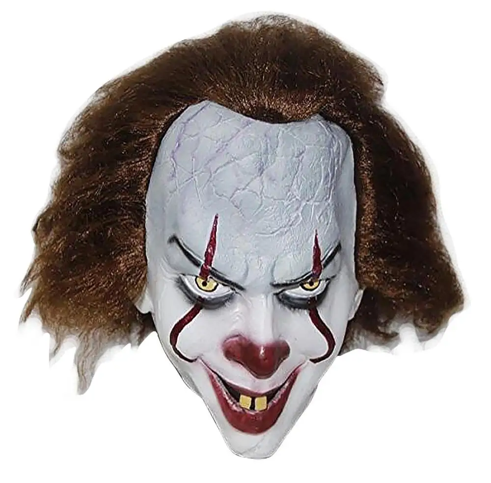 Clown Mask Вечерние Маски капитана Черной Пантеры Человека-паука супергероя клоуна Джима карри, латексные маски для взрослых - Цвет: Clown Mask
