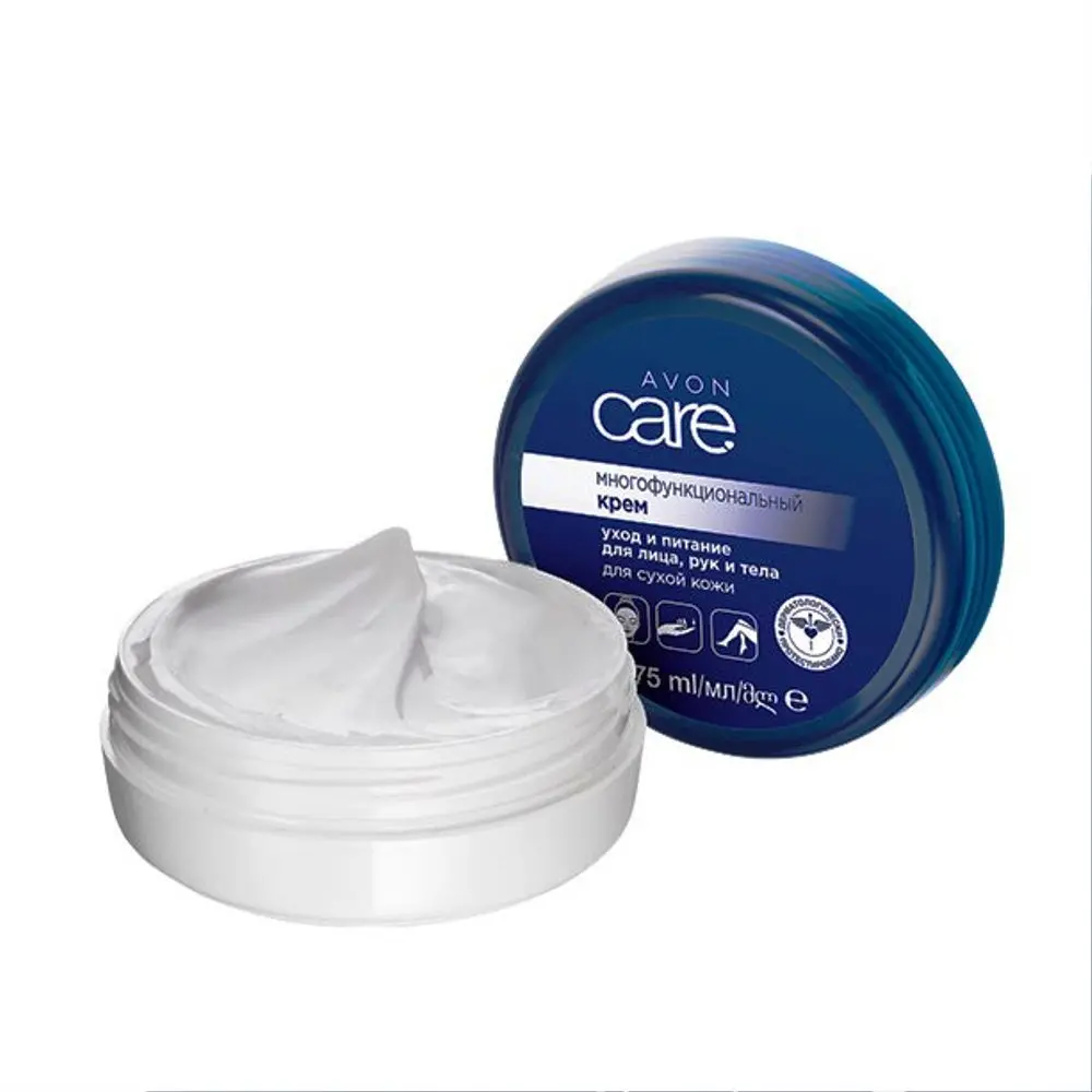 Многофункциональный крем для лица рук и тела Avon Care &quotУход питание&quot 75 мл 100%