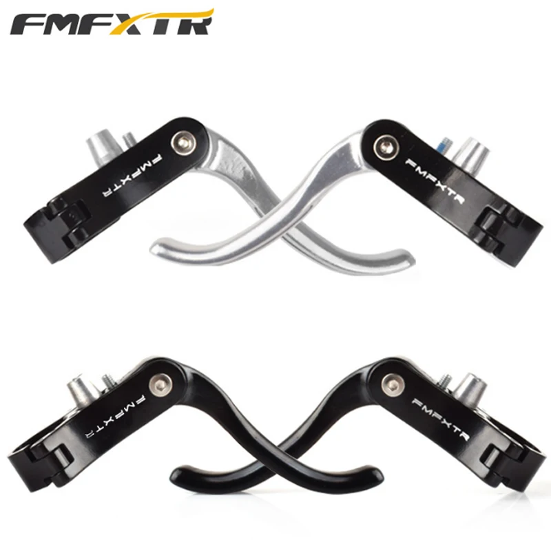 

FMFXTR 1 Pair Road Bike Levers 23.8mm/22.2mm Diameter J-BEND Racing Handlebar Aluminum Alloy Bicycle Front & Rear Brake Handle