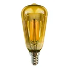 ЛАМПА СВЕТОДИОДНАЯ ФИЛАМЕНТНА РЕТРО  GIS-SOLAR  ST38-E14-4Вт-2200К 1 ШТУКА