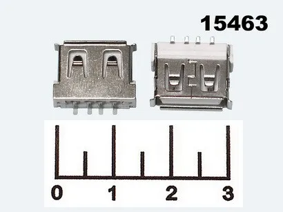 Разъем USB A гнездо на плату (2268)