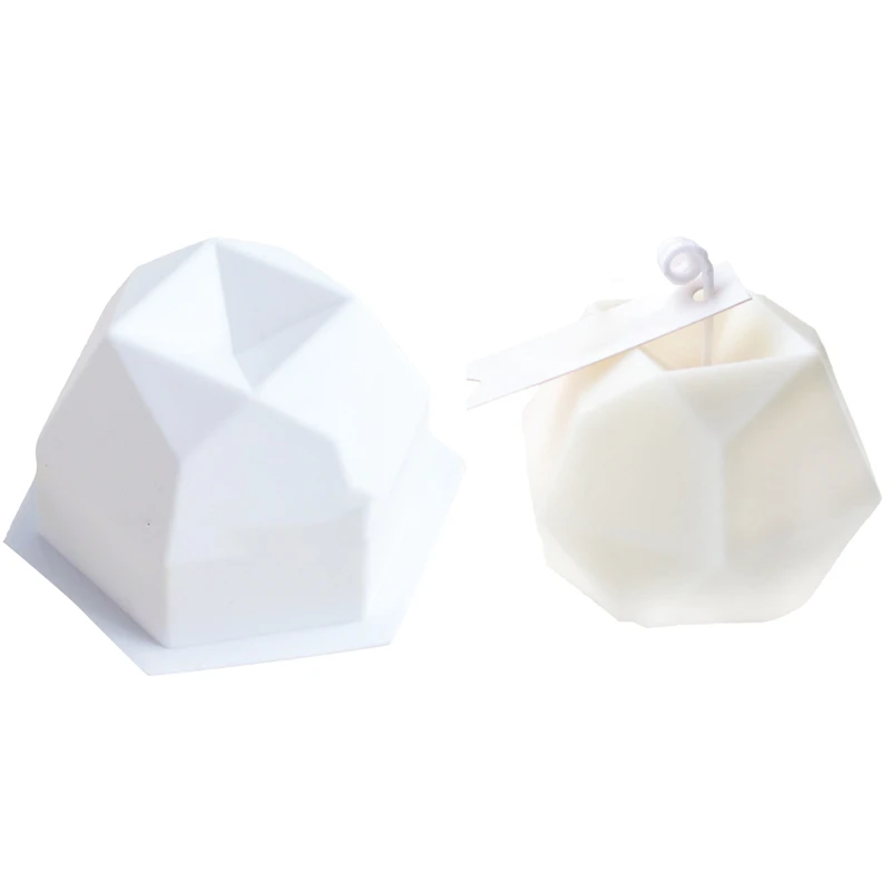 

Diamond Cube Silicone Cake Moulds 3D Geometric DIY Cake Mousse Chocolate Baking Mold Dessert Cake Decorating DIY Candle Mold