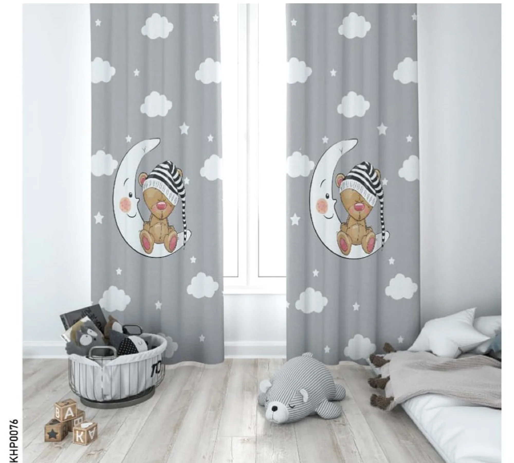 

Blackout Curtains for Bedroom Printed Curtain 140/260cm - 55'' 102'' Girl and Boy Nursery Room Curtains & Window Treatments,