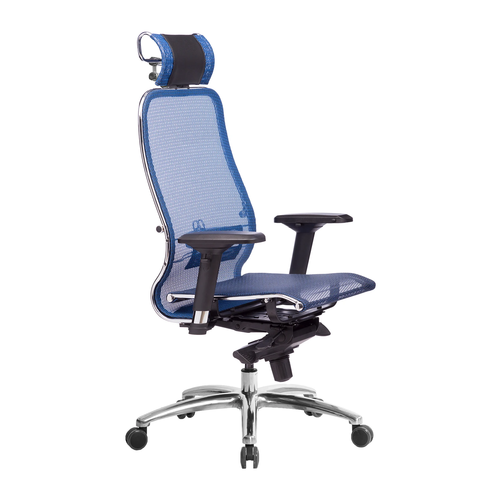 Кресло Метта SAMURAI S-3.04 Синий- офисное удобное кресло для компьютера. Находка