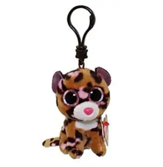 Patches Leopard Clip Ty Paw Patrol большие глаза плюшевая кукла для ключей, игрушка TY подарок для детей - Цвет: Patches Leopard Clip