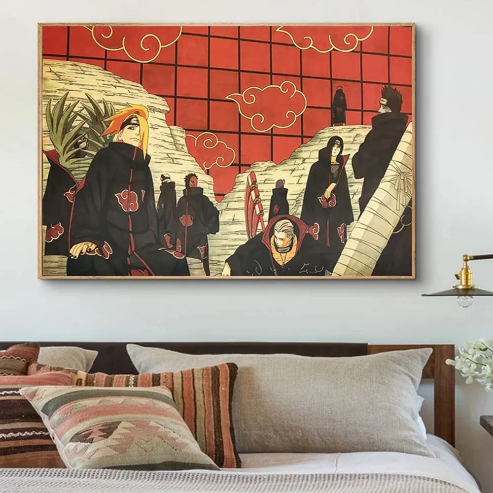 

Classic Naruto Canvas Painting Wall Art Japanese Anime Character Poster Print Picture for Living Home Children's Room Decoration