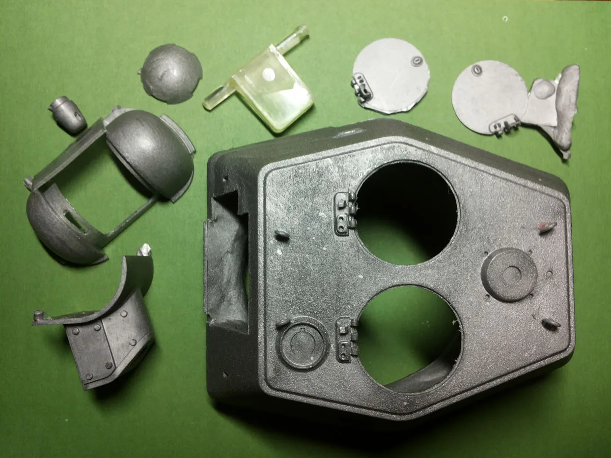 T-34-76 turret 1943 russian soviet soldier scale 1:16 Resin kit 120 mm