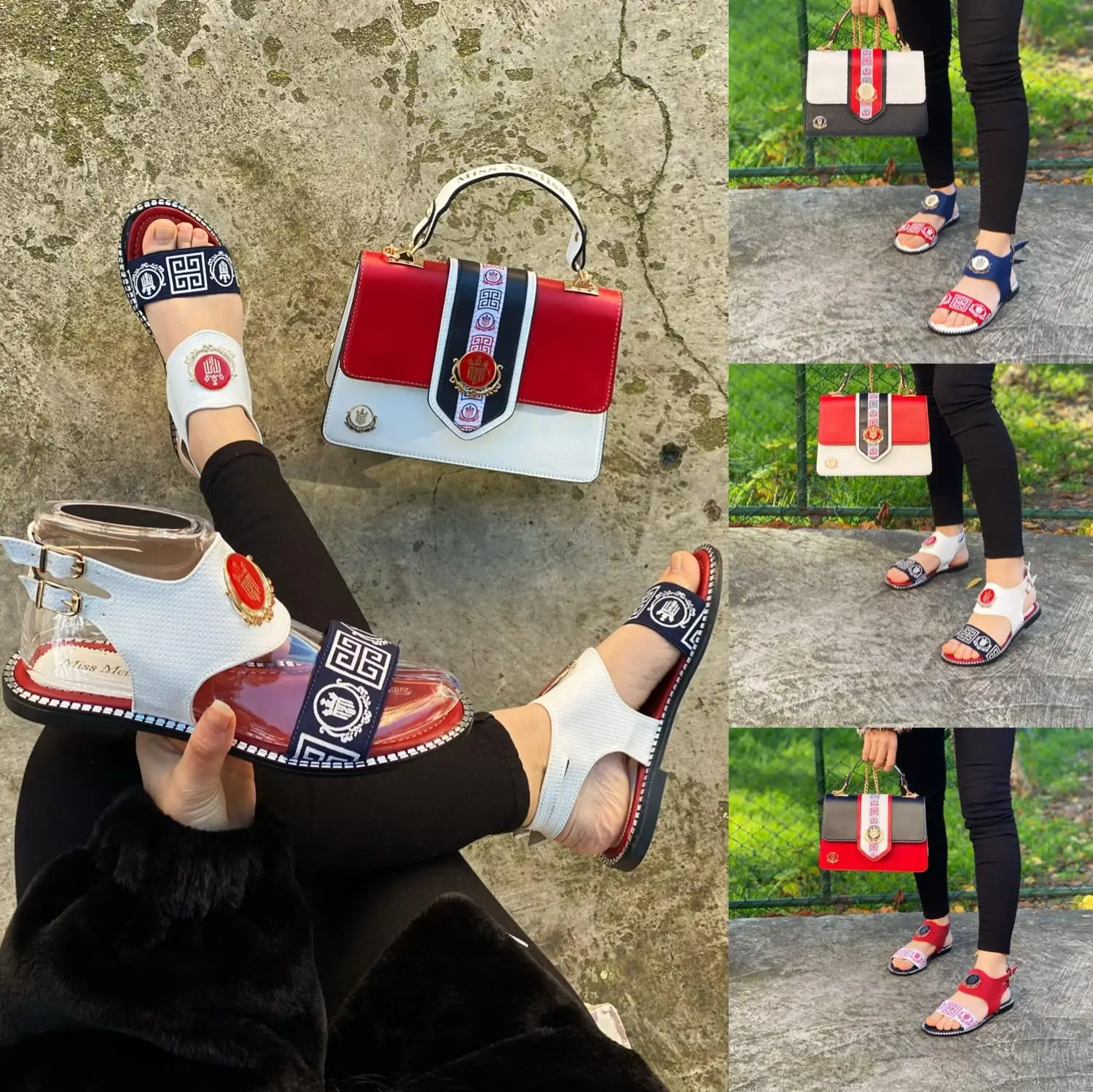 

Miss Melisa Slipper sandals set Code TR115